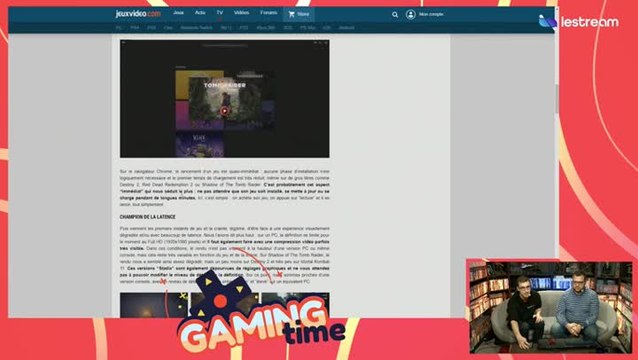 Gaming Time : Stadia