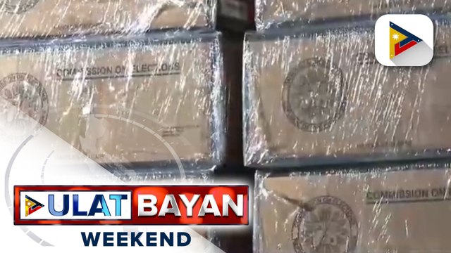 VCMs at iba pang election paraphernalia, sinimulan nang ipadala sa Comelec hubs sa Mindanao