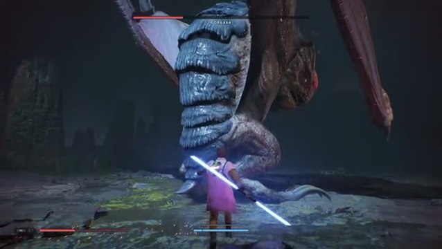 Star Wars Jedi : Fallen Order - Combat contre Goraga