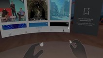 Browsing Instagram Oculus Browser