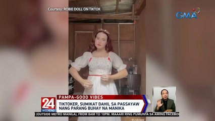 Tiktoker, sumikat dahil sa pagsayaw nang parang buhay na manika | 24 Oras Weekend