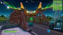 Fortnite, Chapitre 2, saison 1 : Danser au Pont en acier vert, au Pont en acier jaune et au Pont en acier rouge (mission Eveil du chaos)