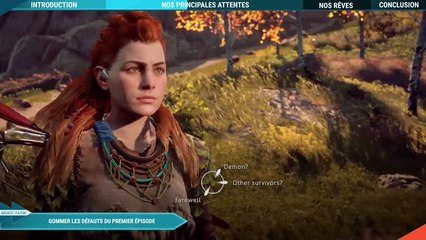 Avance Rapide : Horizon Zero Dawn 2, des machines encore plus démesurées ?