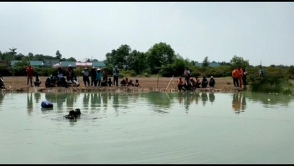 Ketakutan Dikejar Anjing, 5 Bocah Ceburkan Diri ke Danau Buatan