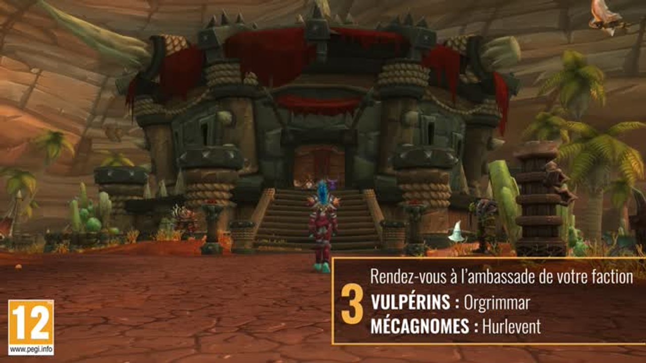 World of Warcraft - Nouvelles races alliées Mécagnomes et Vulpérins