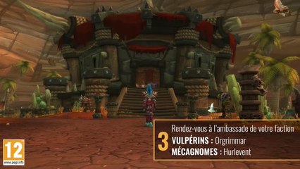 World of Warcraft - Nouvelles races alliées Mécagnomes et Vulpérins