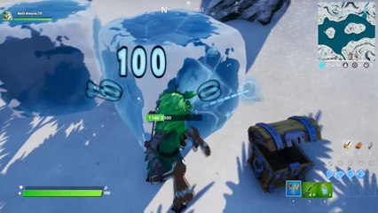 Ouvrir du butin gelé (mission Fête hivernale)