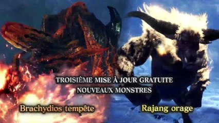 Monster Hunter World : Iceborne - Brachydios tempête et Rajang orage