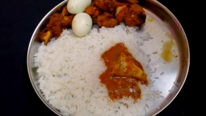 Sunday special non veg recipe eating style