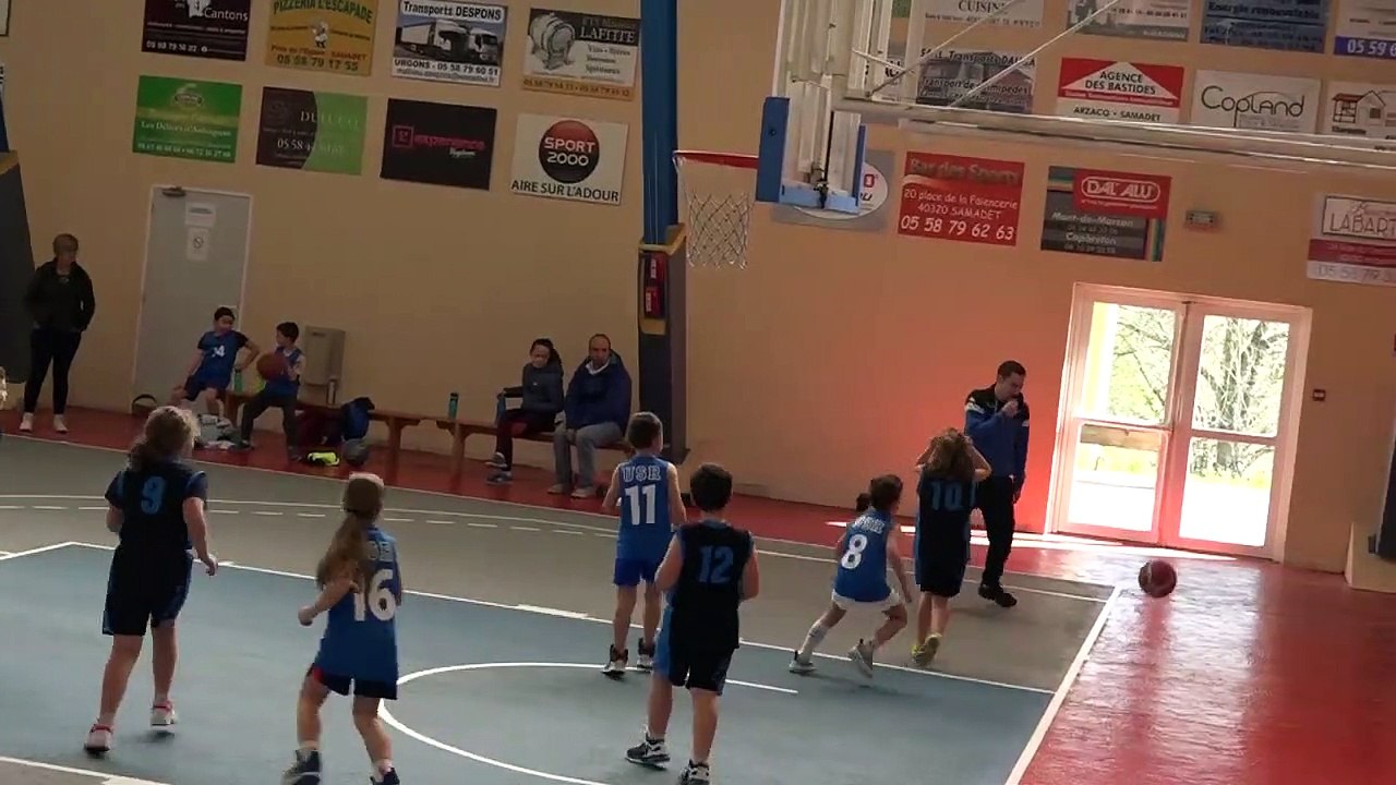 02.04.2022 U09 Mini Poussins Mixtes Tursan Basket Chalosse -US Roquefort 1e Partie