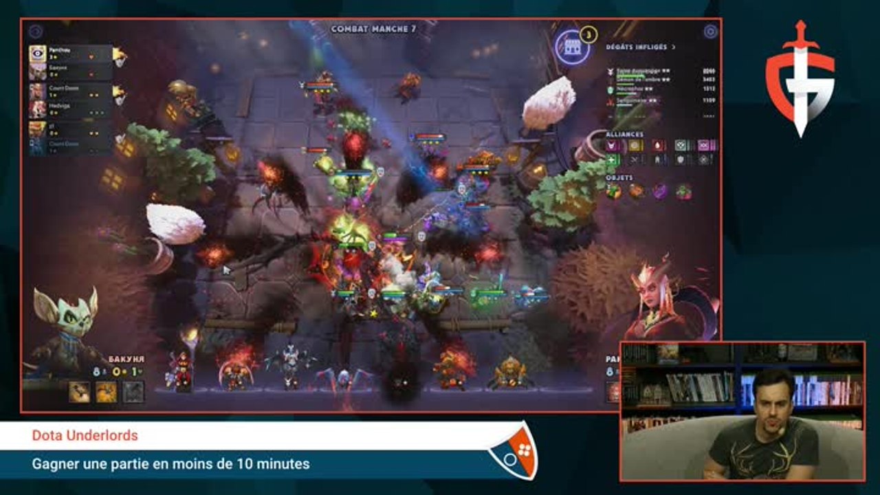 dota underlords mode KO