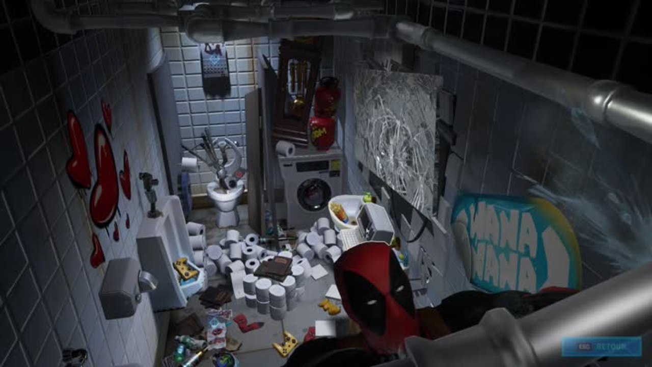 Trouver le marqueur noir de Deadpool (défis de Deadpool)