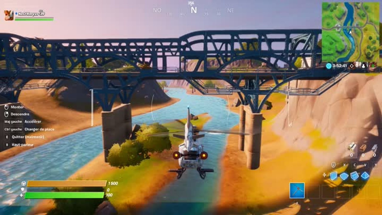 Voler avec un Choppa sous les ponts en acier violet, rouge et bleu (Aventure de Skye partie 2)