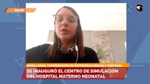 Se inauguró el nuevo centro de simulación del hospital Materno Neonatal