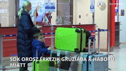 Több tízezer orosz érkezett Grúziába a háború miatt
