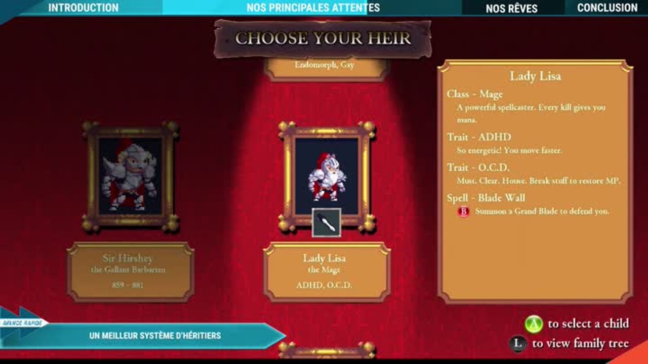 avance rapide rogue legacy 2