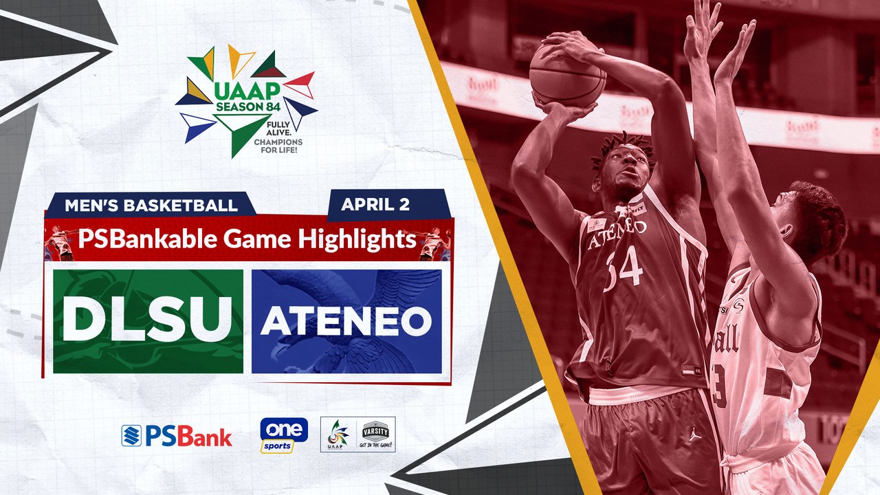 Ateneo vs. DLSU highlights | UAAP Season 84 Men's Basketball