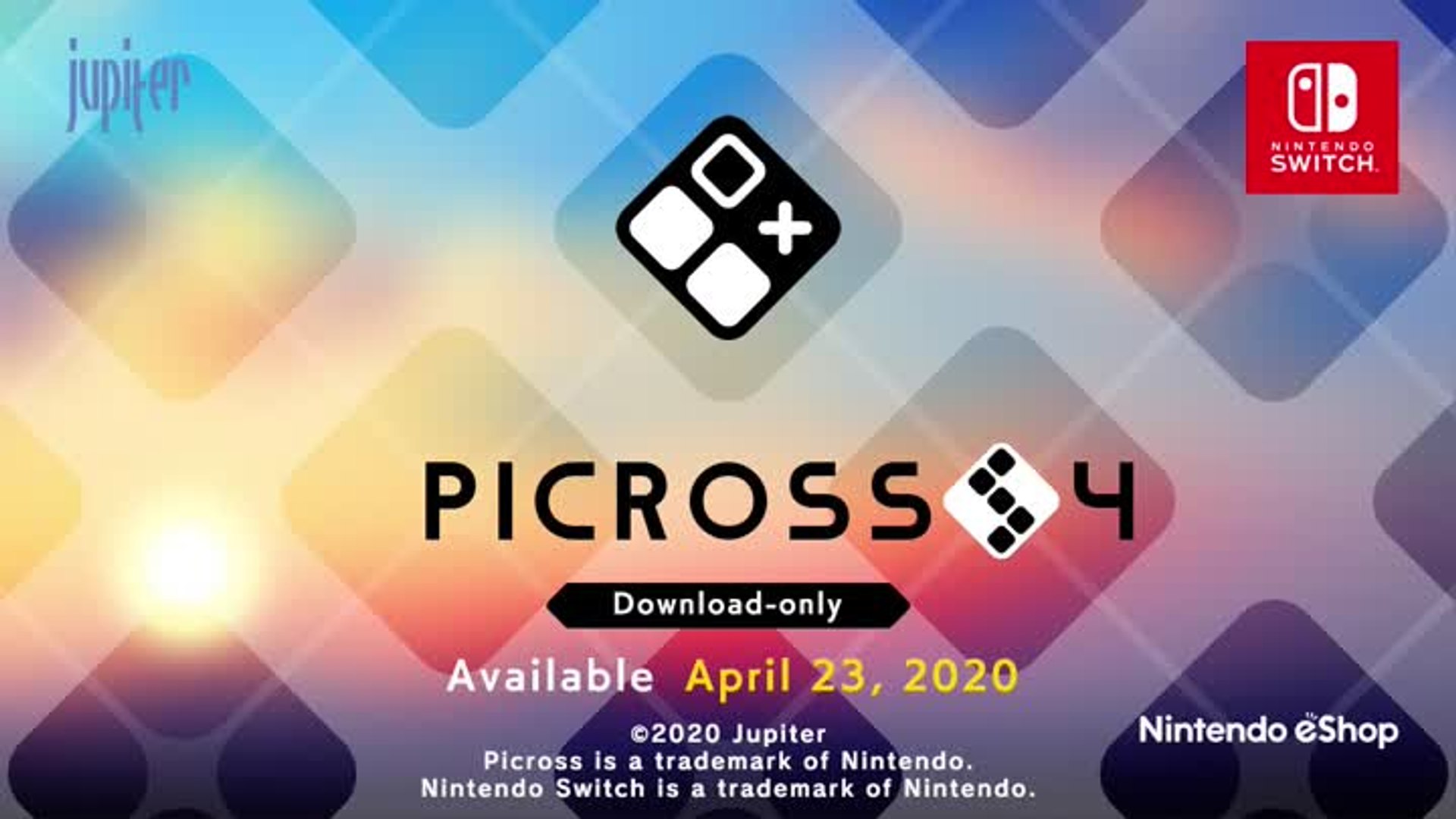 PICROSS S4 Trailer Nintendo Switch