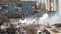 Energodar’da Rus askerleri Ukraynalı göstericilere müdahale etti
