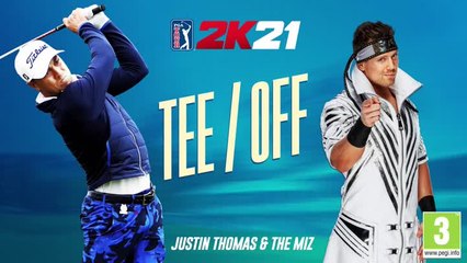 PGA Tour 2K21 Interview The Miz et Justin Thomas