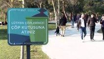 Çevreci köpek Raven sahibi ile plastik atık avında