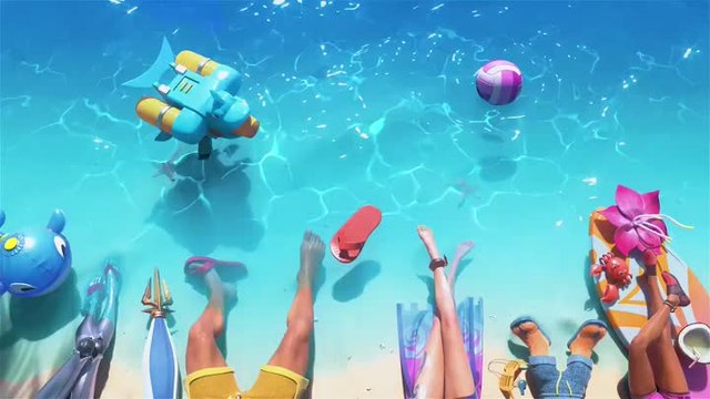 League of Legends tease les skins Pool Party