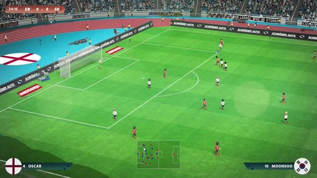 Super Soccer Blast : Un jeu de foot à l'ancienne