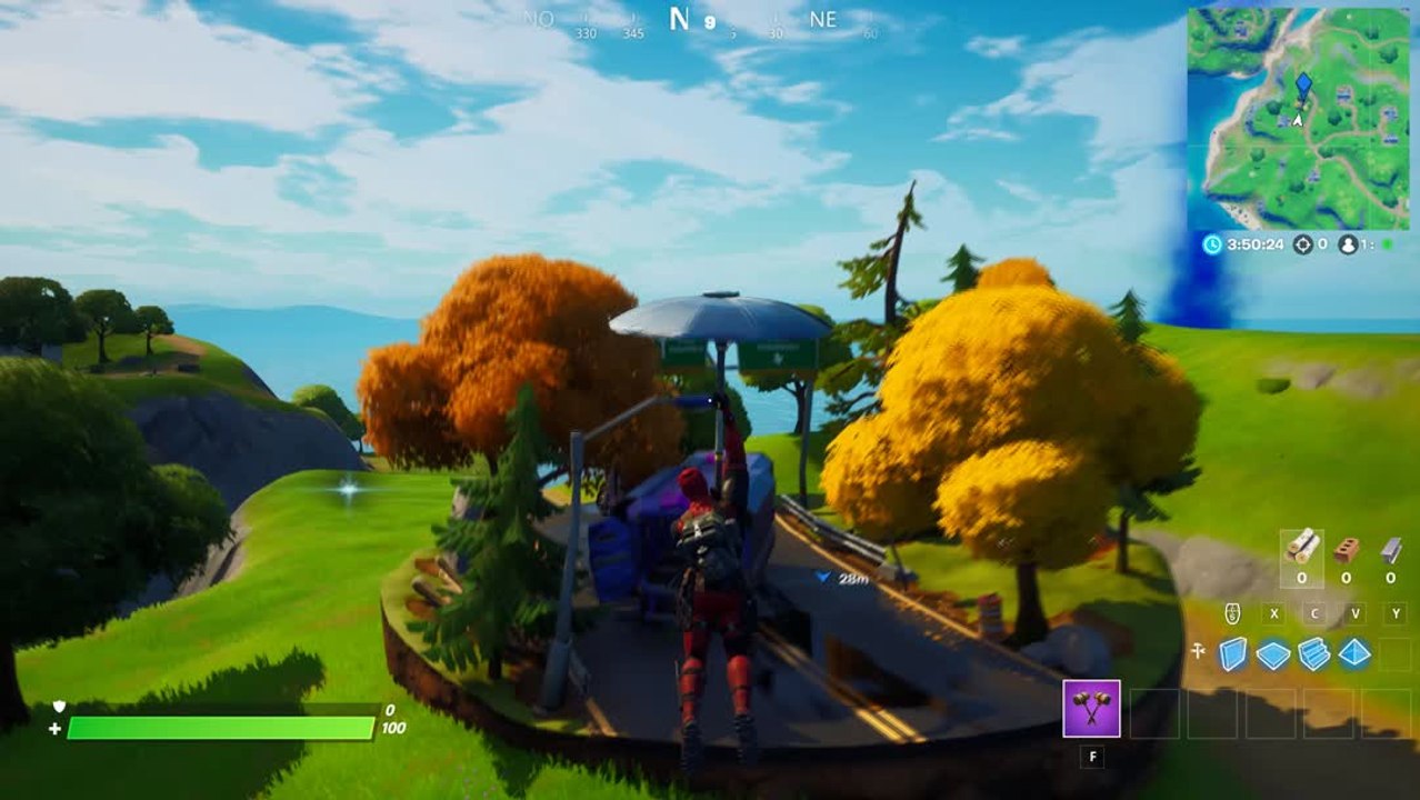 Fortnite, Chapitre 2, saison 4, défis de Wolverine : Trouver un camion de transport Stark (semaine 5)