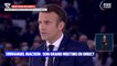Emmanuel Macron: "Nous créerons 8500 places de magistrats, de personnel de justice"