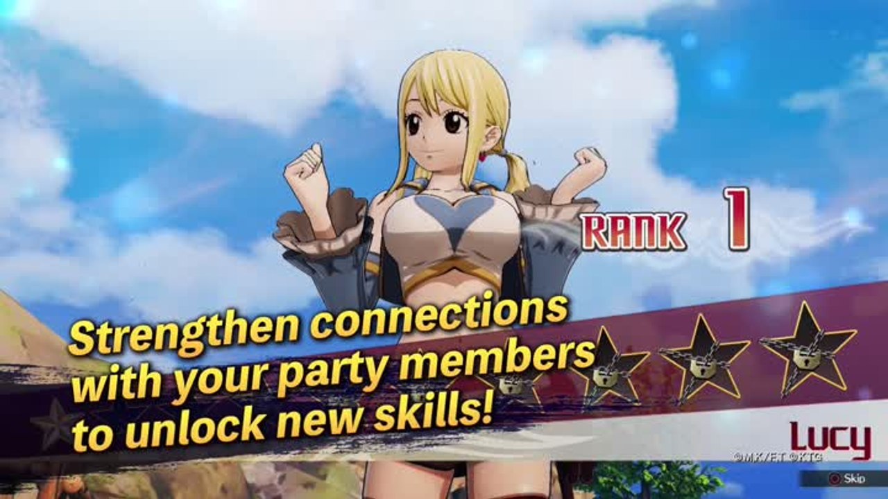 Fairy Tail présente ses interactions entre personnages