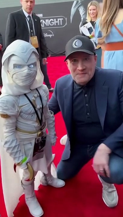 The kid's cosplay of Moon Knight, Cool!