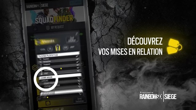 Tom Clancy's Rainbow Six Siege - vidéo de démonstration de SquadFinder