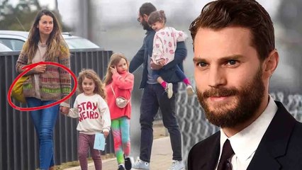 'Baby Bump'! Jamie Dornan refuses to answer wife Amelia's pregnancy