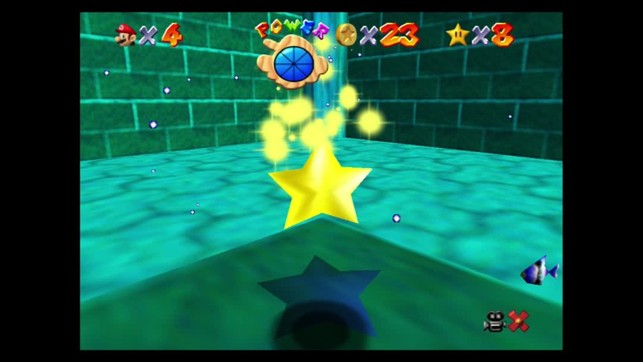 Super Mario 64 – Aquarium secret : accès et étoile secrète