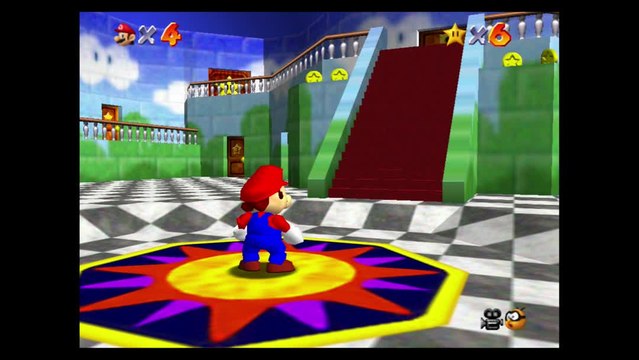 Super Mario 64 – Forteresse de Whomp : étoile n°1 Destruction du gros Whomp