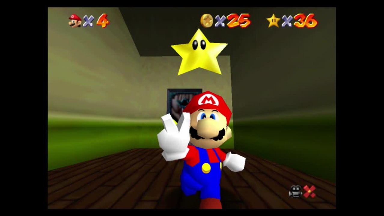 Super Mario 64 – Manoir de Big Boo : étoile n°2 "Manège des Boos pas beaux"