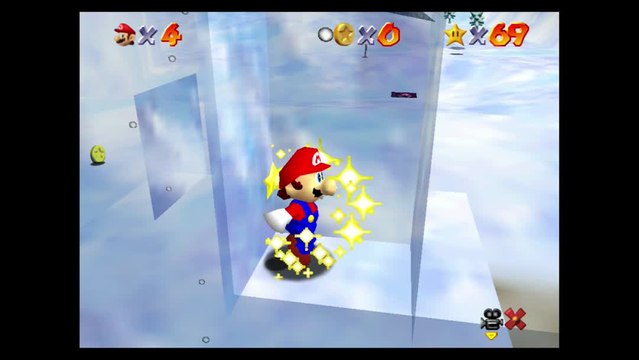 Super Mario 64 – Chez le roi des neiges : étoile n°3