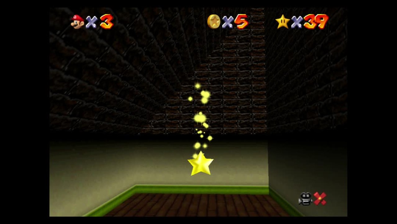 Super Mario 64 – Manoir de Big Boo : étoile n°6 "Un œil sur les salles secrètes"
