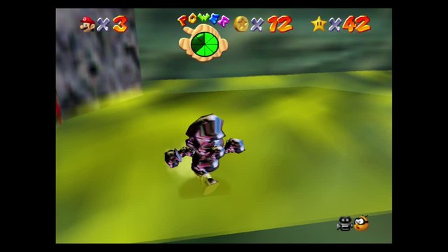 Super Mario 64 – Caverne brumeuse : étoile n°4 Dans le labyrinthe toxique