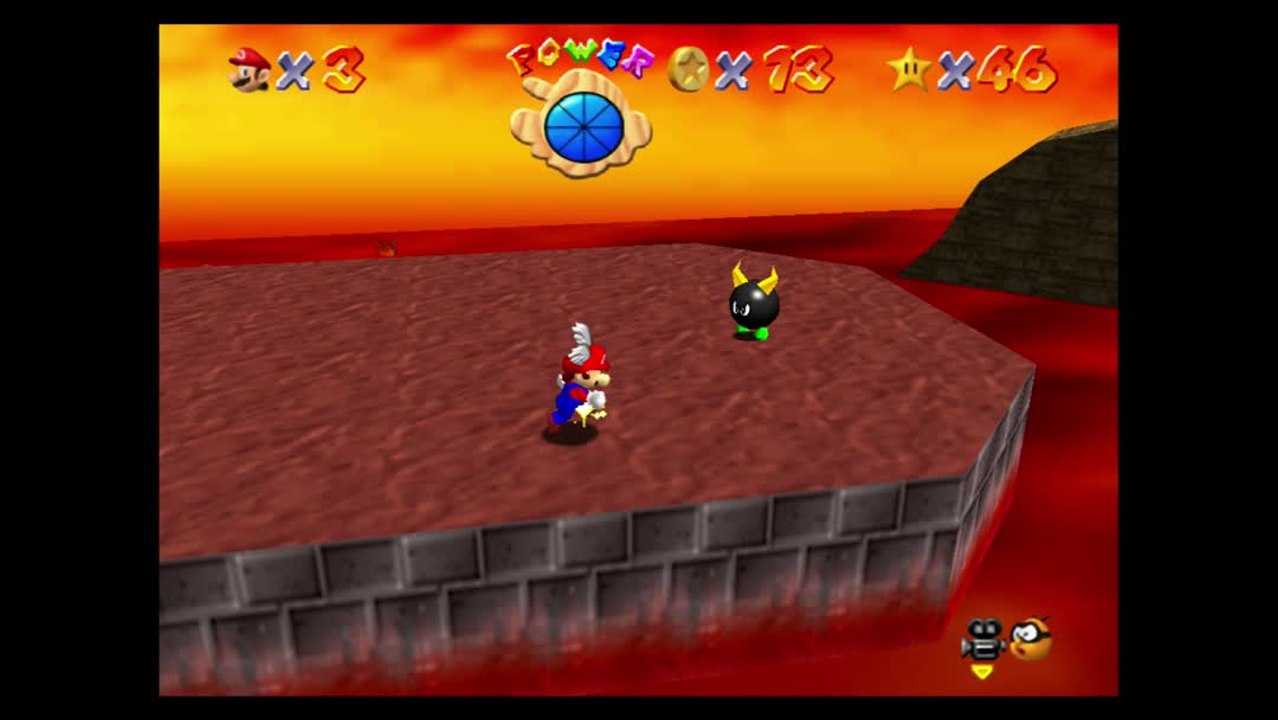 Super Mario 64 – Laves fatales : étoile n°2 "Poussez les Petits Moches"