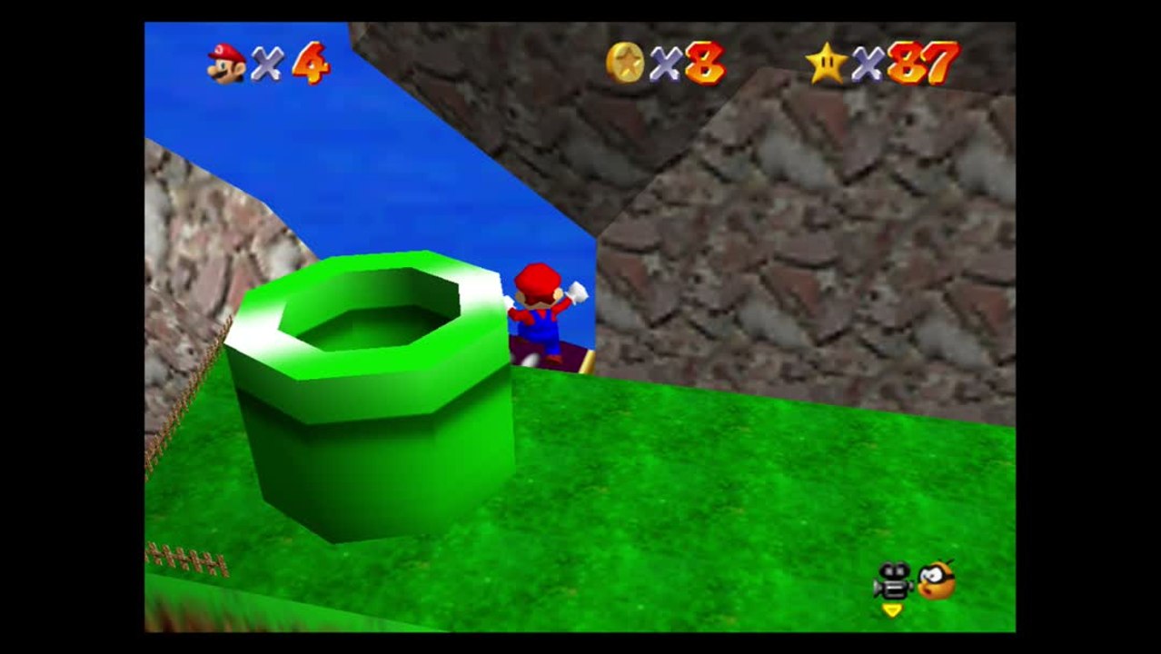 Super Mario 64 – Île grands-petits : étoile n°4 "Cinq tout petits secrets"