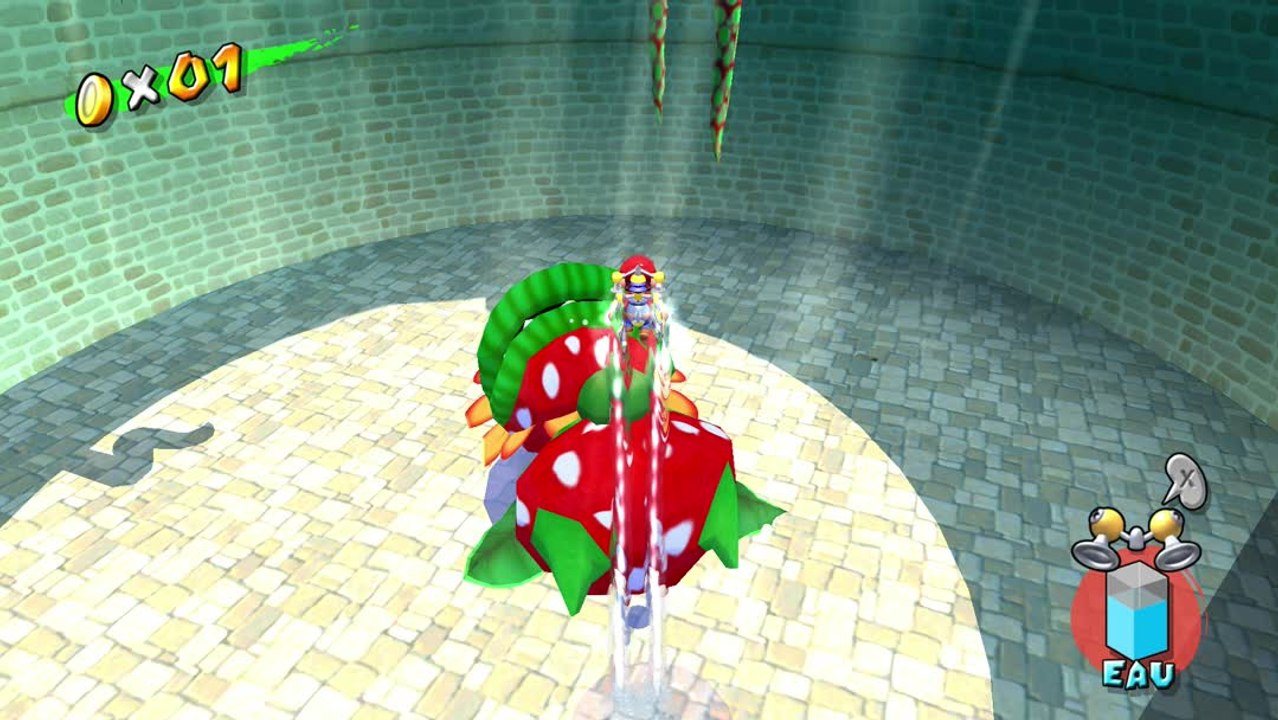 Super Mario Sunshine – Collines Bianco : soleil n°2 "L'attaque de Flora Piranha"