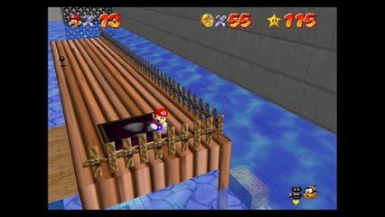 Super Mario 64 – Monde trempé-séché : étoile des 100 pièces