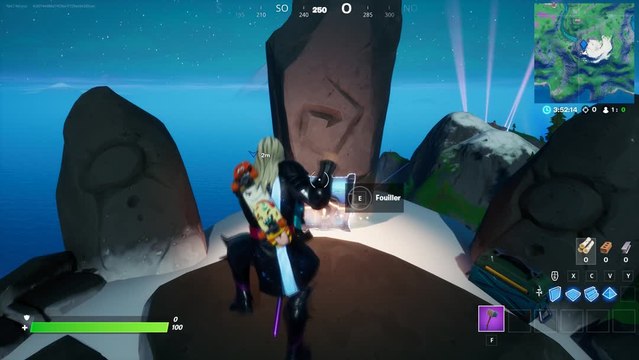 Chapitre 2, saison 4 : Utiliser un emote aux ruines du sommet de la montagne en tant que Thor (défis de l’éveil de Thor)