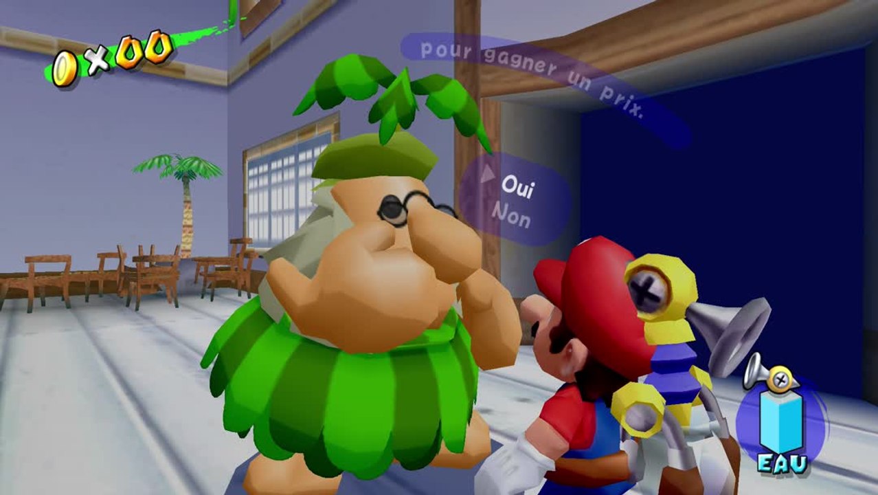 Super Mario Sunshine – Place Delfino : soleil s...