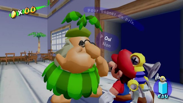 Super Mario Sunshine – Place Delfino : soleil secret n°3 Le jeu des caisses (2)