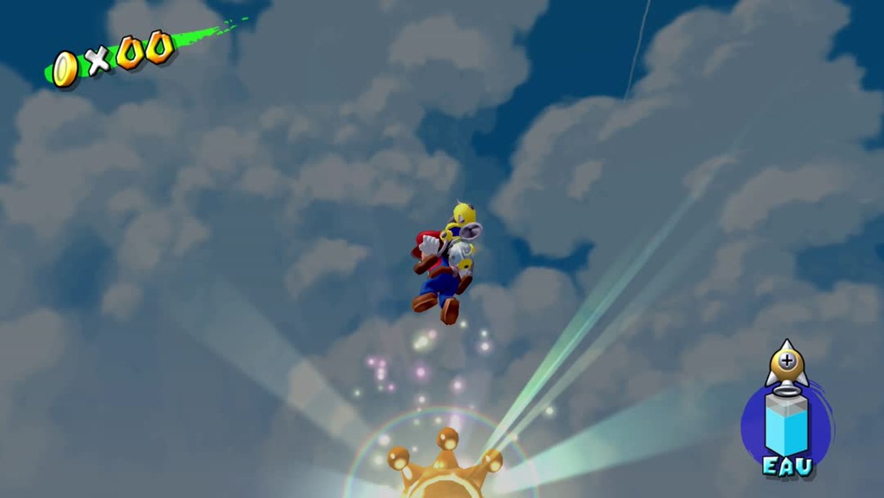 Super Mario Sunshine – Place Delfino : soleil secret n°6 "le bouchon du phare"