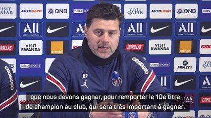 30e j. - Pochettino : "Ce sera beaucoup plus facile de gagner le titre avec nos supporters"