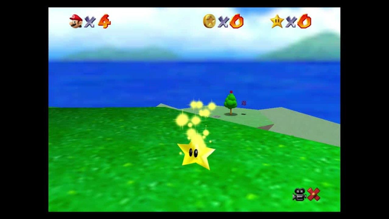 Super Mario 64 – Bataille de Bob-Omb : étoile n°1 "Roi Bob-Omb du sommet"