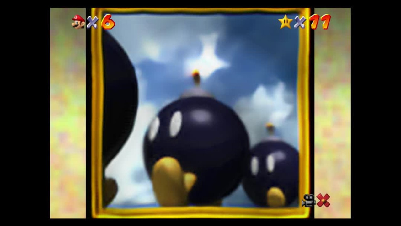 Super Mario 64 – Bataille de Bob-Omb : étoile n°5 "Vol du Mario Ailé"